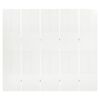 vidaXL 5-Panel Room Dividers 2 pcs White 78.7"x70.9" Steel