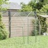 vidaXL Chicken Cage Silver Galvanized Steel Durable Chicken Cage