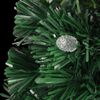 vidaXL Christmas Tree Green Fibre optic, steel 8 ft Christmas Tree