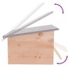vidaXL Hedgehog House Natural Wood Sturdy Chinese fir wood Portable