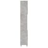 vidaXL Bathroom Cabinet Concrete grey Engineered wood Tall
