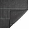 vidaXL Weed Membrane Black Polypropylene 19.7 in x 492.1 ft