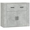 vidaXL Sideboards 3 pcs Concrete Gray Engineered Wood