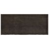 vidaXL Bathroom Countertop Dark Brown 55.1 x 23.6 x (0.8-1.6) " Treated Solid Wood