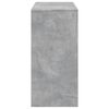 vidaXL Bar Table Concrete grey Engineered wood Tall Durable Bar Table