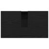 vidaXL Bathroom Sink Cabinet Black Oak 22.83 x 12.99 x 23.62 in