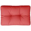 vidaXL Pallet Cushion Red 100% polyester 23.6" x 15.7" x 4.7