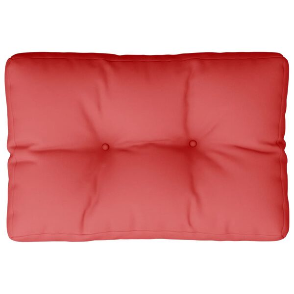 vidaXL Pallet Cushion Red 100% polyester 23.6" x 15.7" x 4.7