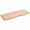 vidaXL Table Top Light brown Solid oak wood Medium Heavy Duty