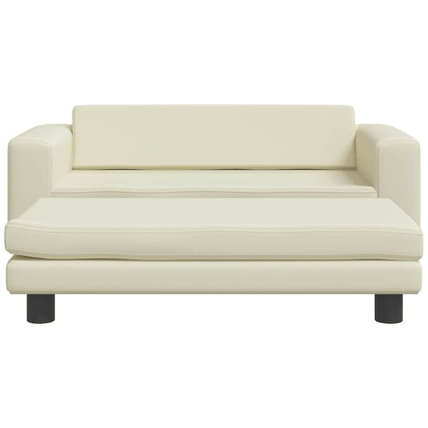 vidaXL Kids Sofa Cream