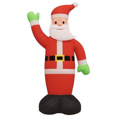 vidaXL Christmas Inflatable Santa Claus with LEDs 322.8"