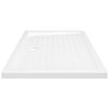vidaXL Shower Base Tray with Dots White 35.4"x27.6"x1.6" ABS
