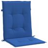 vidaXL Lowback Chair Cushion Set of 4 Royal blue