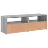 vidaXL TV Cabinet Gray sonoma Engineered wood Standard Modern