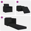 vidaXL Sofa Bed Black 29.13 x 30.31 x 31.89 in Fabric
