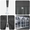 vidaXL Party Tent Anthracite 236.22 x 157.48 x 104.72 in Polyethylene