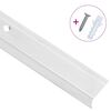 vidaXL Stair Nosings in L-shape 5 pcs Aluminium 39.4 " Silver