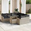 vidaXL Garden Sofa Set Light Grey
