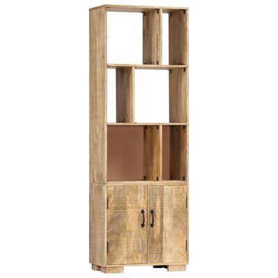 vidaXL Bookshelf 23.6"x13.8"x70.9" Solid Mango Wood
