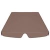 vidaXL Replacement Canopy Brown Polyester with PVC coating A ton of sizes
