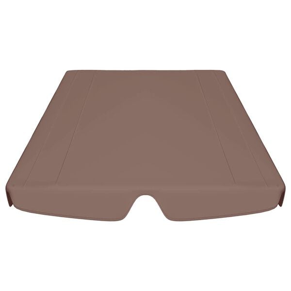 vidaXL Replacement Canopy Brown Polyester with PVC coating A ton of sizes
