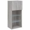 vidaXL 5 Piece TV Wall Units with LED Gray Sonoma Engineered Wood