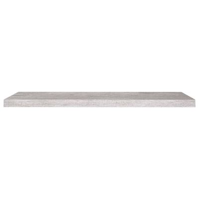 vidaXL Floating Wall Shelf Concrete Gray 35.4"x9.3"x1.5" MDF