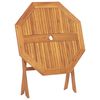 vidaXL Garden Table Natural Wood Solid Acacia Wood Medium Foldable