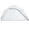 vidaXL Camping Tent Dome 4-Person White Blackout Fabric Waterproof