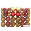 vidaXL Christmas Bauble Set of 100 Gold and Wine Red Polystyrene