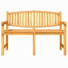 vidaXL Garden Bench Teak wood Solid Teak Wood 58.9 in Durable