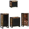 vidaXL Bathroom Furniture Set with Drawer 4 pcs Solid Reclaim Wood