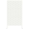 vidaXL Privacy Screen White 39.37 x 19.69 x 70.87 in Steel