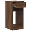 vidaXL Computer Tower Stand Brown Oak Engineered Wood