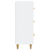 vidaXL Sideboard White 13.6"x13.4"x35.4" Engineered Wood