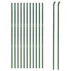 vidaXL Chain Link Fence Green 5.2x82.0'