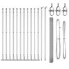 vidaXL Fence with Posts Silver 59.1" x 984.3" Steel