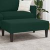 vidaXL Footstool Dark green Velvet Compact Simple Footstool