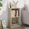 vidaXL Bookshelf Sonoma oak Engineered wood Compact Bookshelf