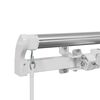 vidaXL Awning Frame Manual White 236.22 x 137.80 in Aluminium