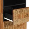vidaXL Bathroom Cabinet Honey brown Solid mango wood, engineered wood, iron