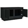 vidaXL TV Cabinet Black Engineered wood Standard TV Cabinet