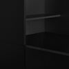 vidaXL Bar Table Black Engineered wood 45.3 in x 23.2 in x 78.7 in