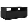 vidaXL Coffee Table Black Engineered wood 35.4 in x 19.3 in x 15.7 in