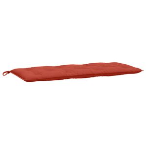 vidaXL Garden Bench Cushion Melange Red 100% Polyester, Hollow Fiber