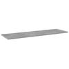 vidaXL Bookshelf Board Set of 8 Concrete grey Engineered wood