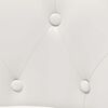 vidaXL Chesterfield Set of 2 White Wooden frame with PVC faux leather