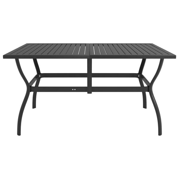 vidaXL Dining Set Anthracite, Grey Powder-coated steel, Textilene Medium