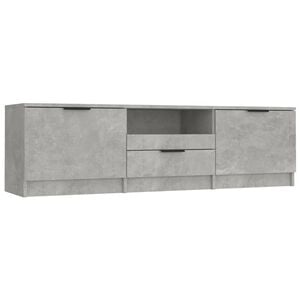 vidaXL TV Cabinet Concrete grey Engineered wood Medium TV Cabinet