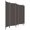vidaXL 5-Panel Room Divider Anthracite 98.4"x70.9"